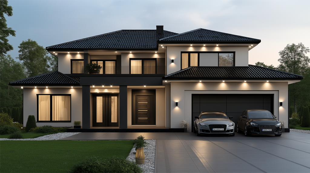 Thiết kế biệt thự tân cổ điển 2 tầng