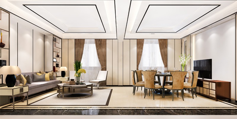 Thiết kế nội thất biệt thự phong cách đa dạng