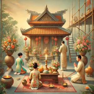 Văn khấn mượn tuổi làm nhà