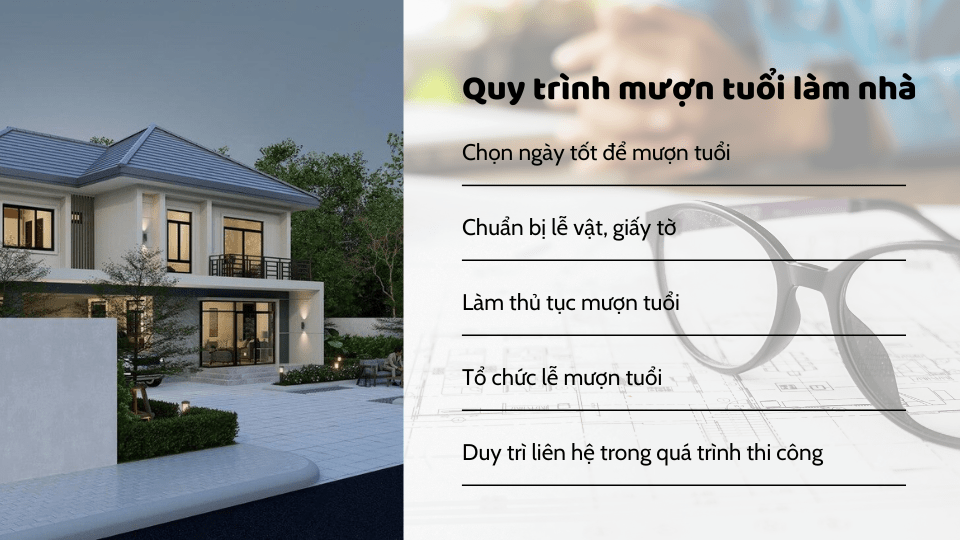 thủ tục mượn tuổi làm nhà